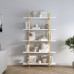 NELYE 5-Shelves Floorstanding Display Stand for Home and Office