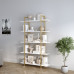 NELYE 5-Shelves Floorstanding Display Stand for Home and Office