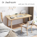 SABLEEN Home Office Writing Desk - Modern Solid Wood Laptop Computer Workbench for Work and Study, TV Table, Live Desk
