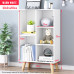 NELYE 50CM Open Shelves Bookcase for Home and Office in Warm White