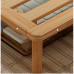 WEYAE All Solid Wood Bed Frame with Legs and Support Slats