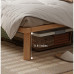 WEYAE All Solid Wood Bed Frame with Legs and Support Slats