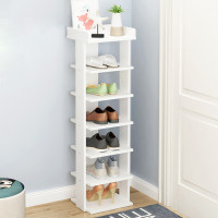 ANFYI Freestanding Entryway Wooden Shoes Rack Tower