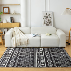 NELYE 10'x14' Machine Washable Area Rugs Carpet for Dinning Room